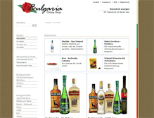 Tablet Screenshot of bulgaria-shop.de